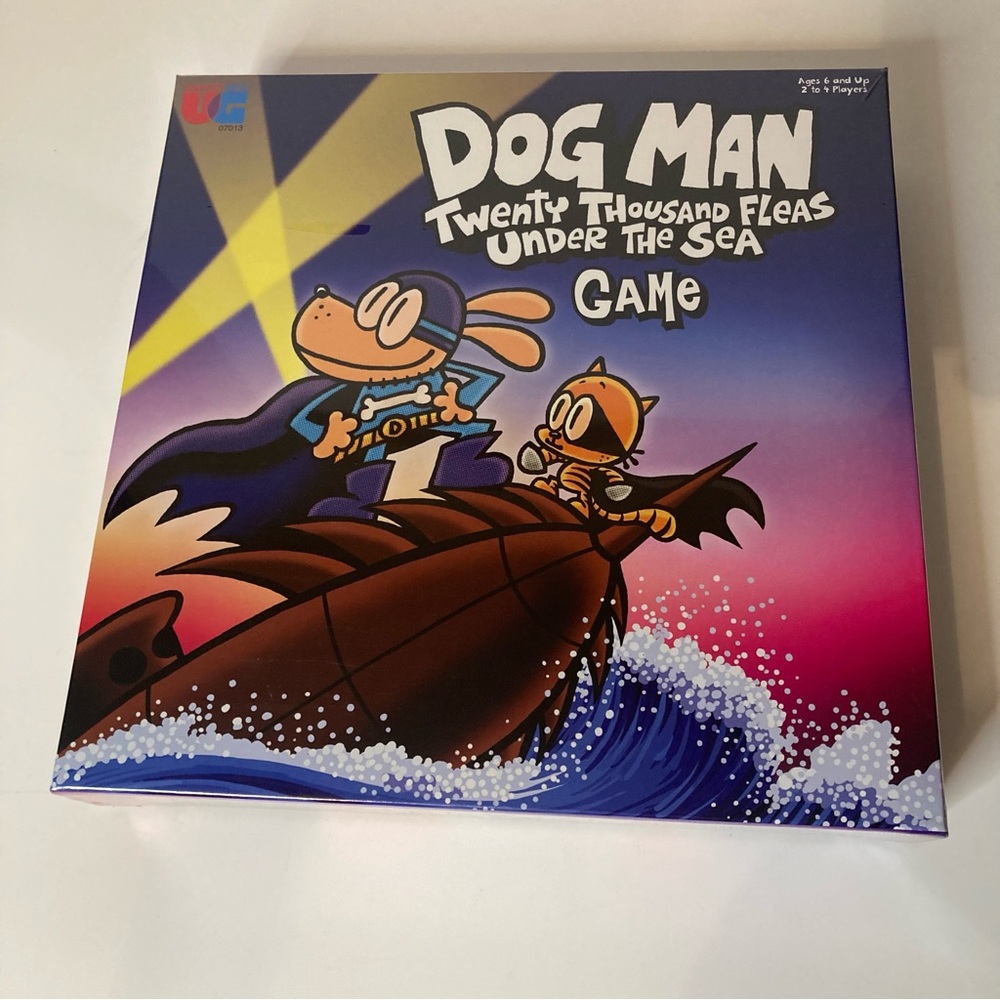 Dog Man Twenty Thousand Fleas Under the Sea Board Game